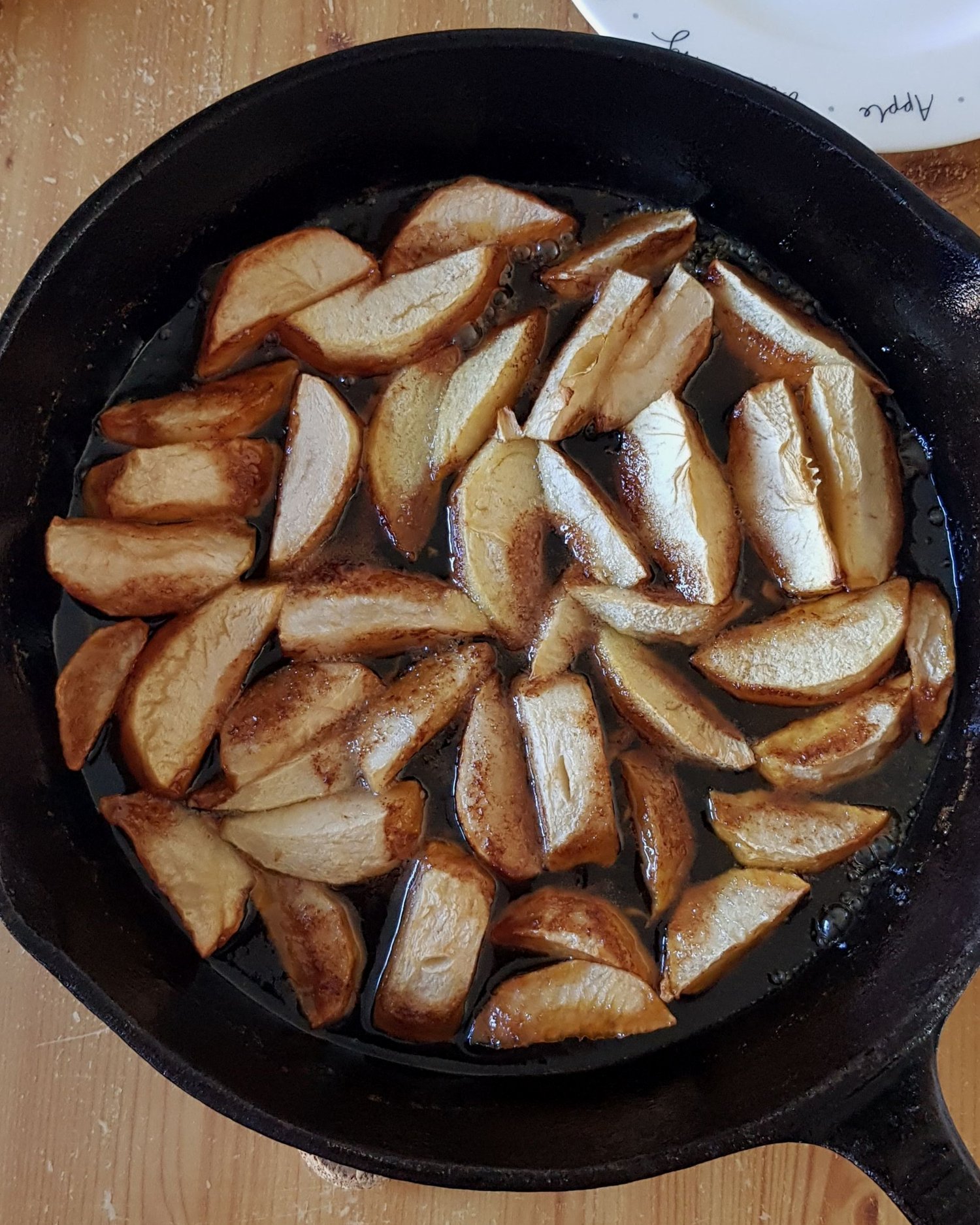 Salted Caramel Baked Apples