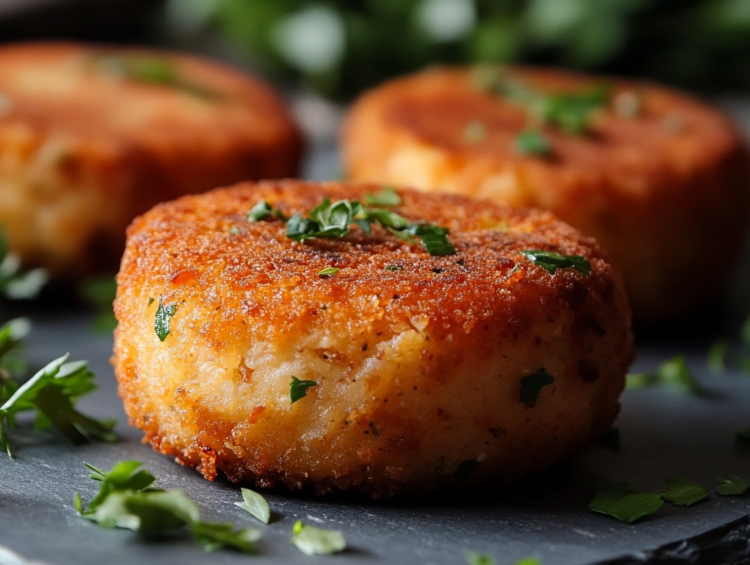Tinned salmon potato fishcakes