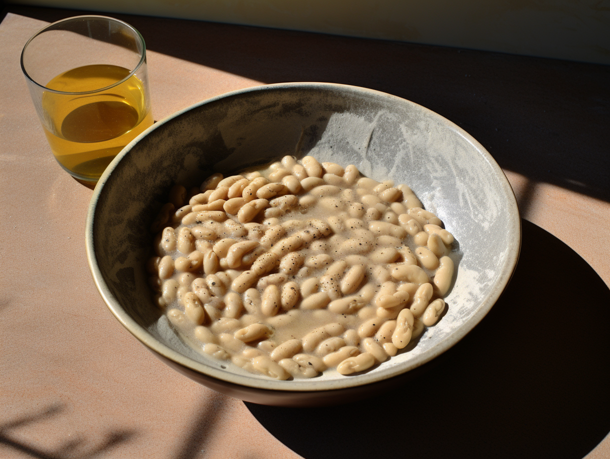 Cacio e pepe butter beans